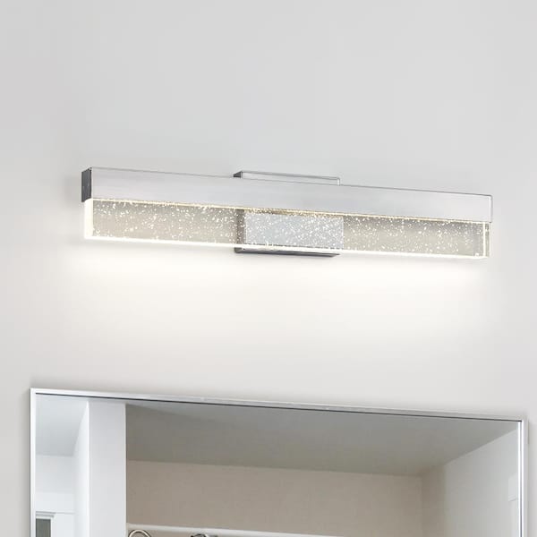 crystal led bathroom lights