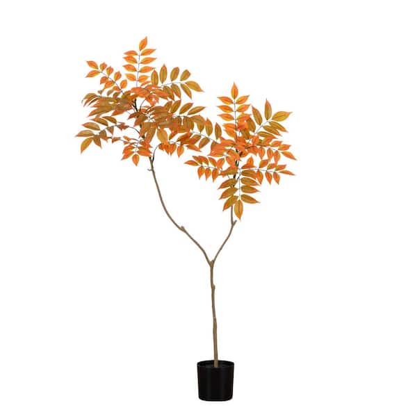 Nearly Natural 4 ft. Minimalist Sumac Artificial Tree