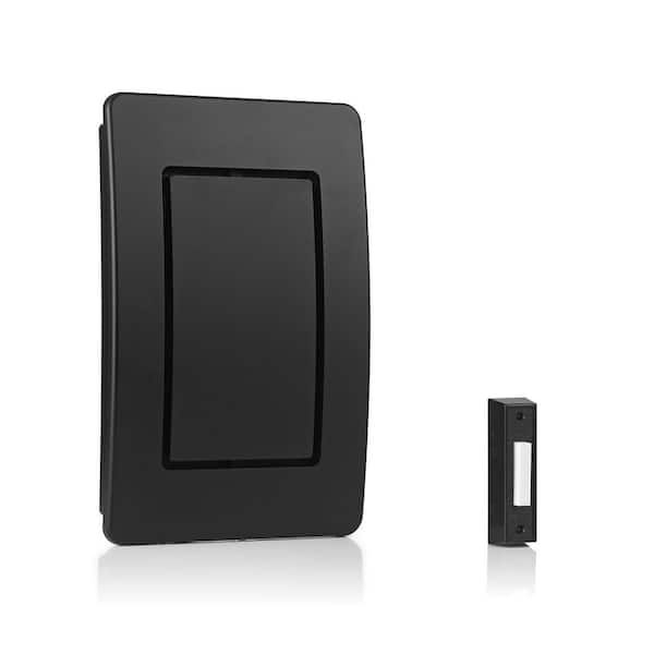 Heath Zenith Black Plastic Wired Mechanical Lighted Hardwired