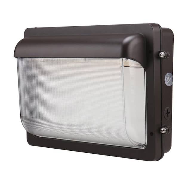HALCO LIGHTING TECHNOLOGIES Low Profile Wall Pack Size 2, Bronze Finish ...