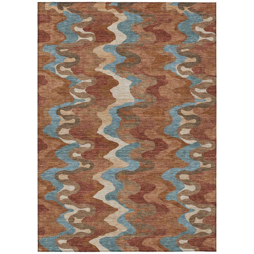 Chantille Machine Washable Indoor/Outdoor Abstract ACN2481 Paprika 10 ft. x 14 ft. Area Rug price history on PriceWatchPro