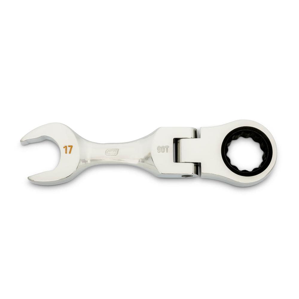 17 mm 90-Tooth 12 Point Stubby Flex Ratcheting Combination Wrench price history on PriceWatchPro