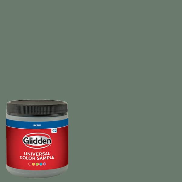 Glidden 8 oz. PPG1134-6 English Ivy Satin Interior Paint Sample