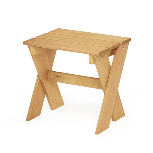Furinno Tioman Pine Wood Outdoor Side Table