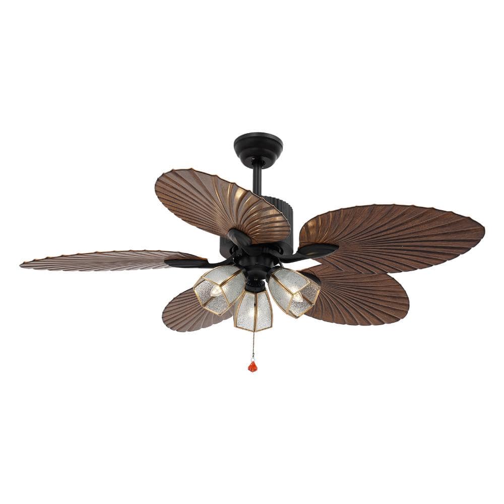 Have a question about OUKANING 52 in. Indoor Black Modern Ceiling