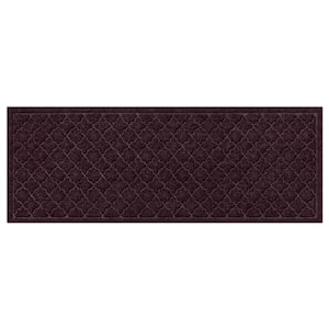 WaterHog Cordova Bordeaux 35 in. x 85 in. PET Polyester Door Mat