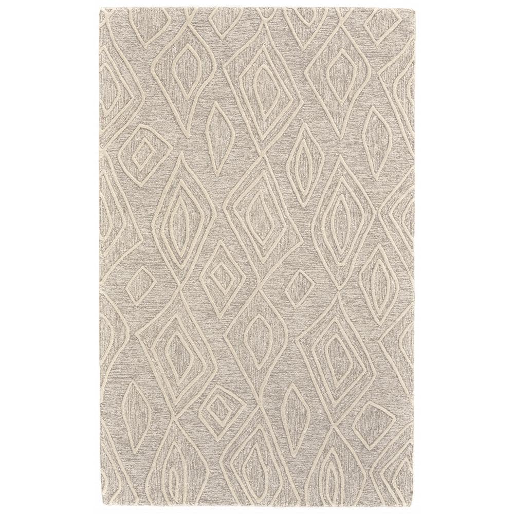 5 x 8 Tan and Ivory Geometric Area Rug price history on PriceWatchPro