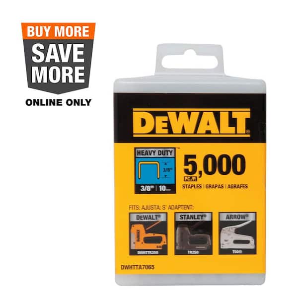 3/8 in. Heavy Duty Staples (5,000 per Box)