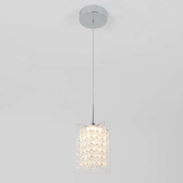 Artika Crystal Cube 5.5-Watt 1 Light Chrome Modern
