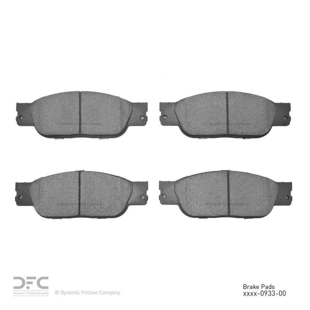 DFC 5000 Euro Ceramic Brake Pads 1600093300 The Home Depot