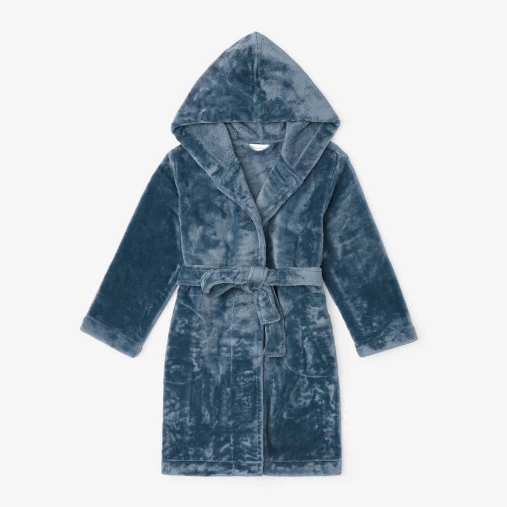 The Company Store Company Plush Unisex Family Kids 7/8 in. Deep Teal ...