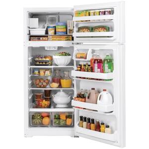 17.5 cu. ft. Top Freezer Refrigerator in White, ENERGY STAR