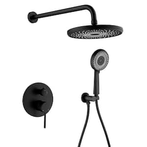 Ami Single Handle 6-Spray Shower Faucet 1.8 GPM with Pressure Balance in. Matte Black