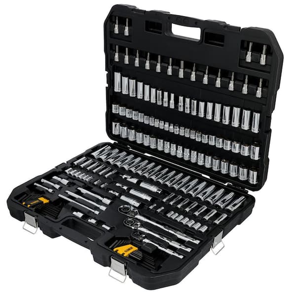 DEWALT TOUGHSERIES 172-Piece Mechanics Tool Set for 1/4 in. 3/8 in
