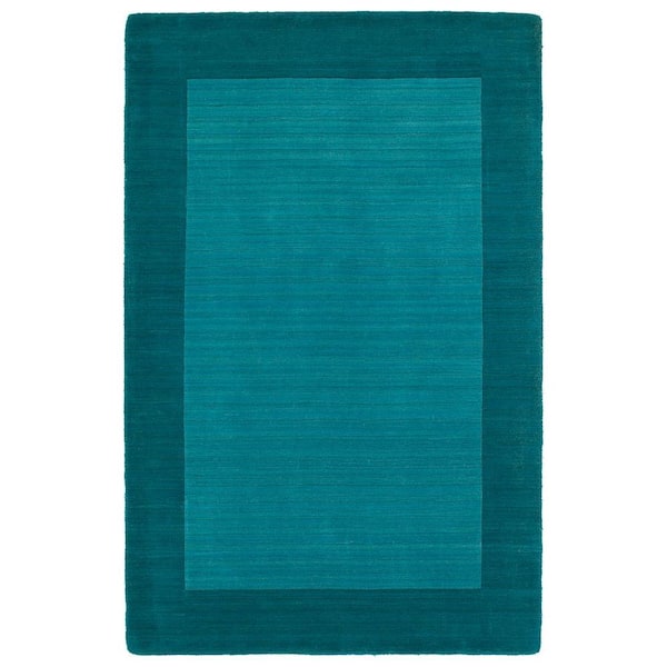 Kaleen Regency Turquoise 4 ft. x 5 ft. Area Rug