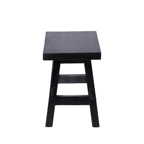 JONATHAN Y Revine 16.9 in. H Rustic Farmhouse Solid Mindi Wood