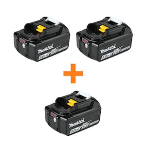 18V LXT Lithium-Ion Battery Pack 5.0Ah and 18V LXT Battery Pack 5.0Ah with bonus 18V LXT Battery Pack 5.0Ah
