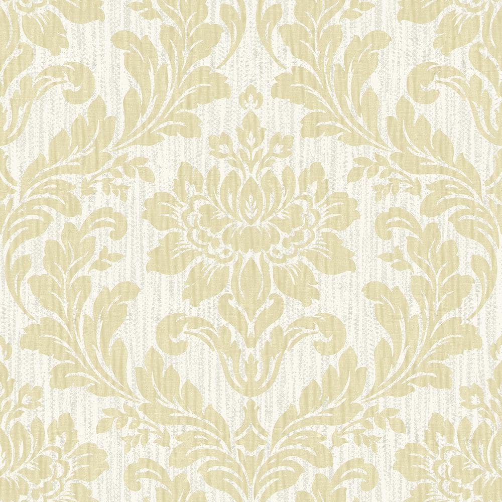 Galois Gold Damask Wallpaper Sample