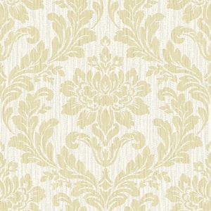 Galois Gold Damask Wallpaper Sample