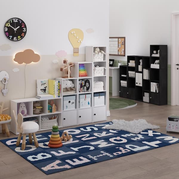 Furinno Luder 12 in. W White 2-Shelf Bookcase with 1-Door 22272WH
