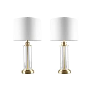 Clarity 26 in. Gold Table Lamp
