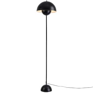 64.96 in. Black 1-Light Standard Floor Lamp