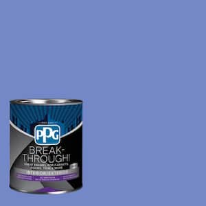 1 qt. PPG1246-6 Violets Are Blue Semi-Gloss Interior/Exterior Door, Trim and Cabinet Paint