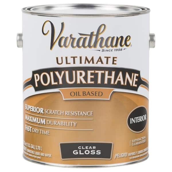 Varathane 1 gal. Clear Gloss 275 VOC Oil-Based Interior Polyurethane (2-Pack)