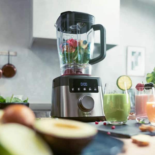 Philips oz. Collection 10-Speed Blender Stainless Steel/Black with Extreme Technology HR3868/90 - The Home Depot