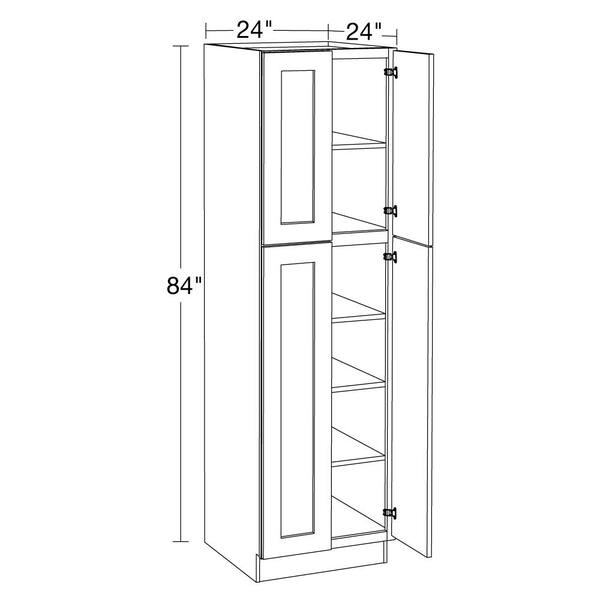 Hargrove Cinnamon Stain Plywood Shaker Assembled Base Kitchen Cabinet Soft  Close 36 in W x 24 in D x 34.5 in H