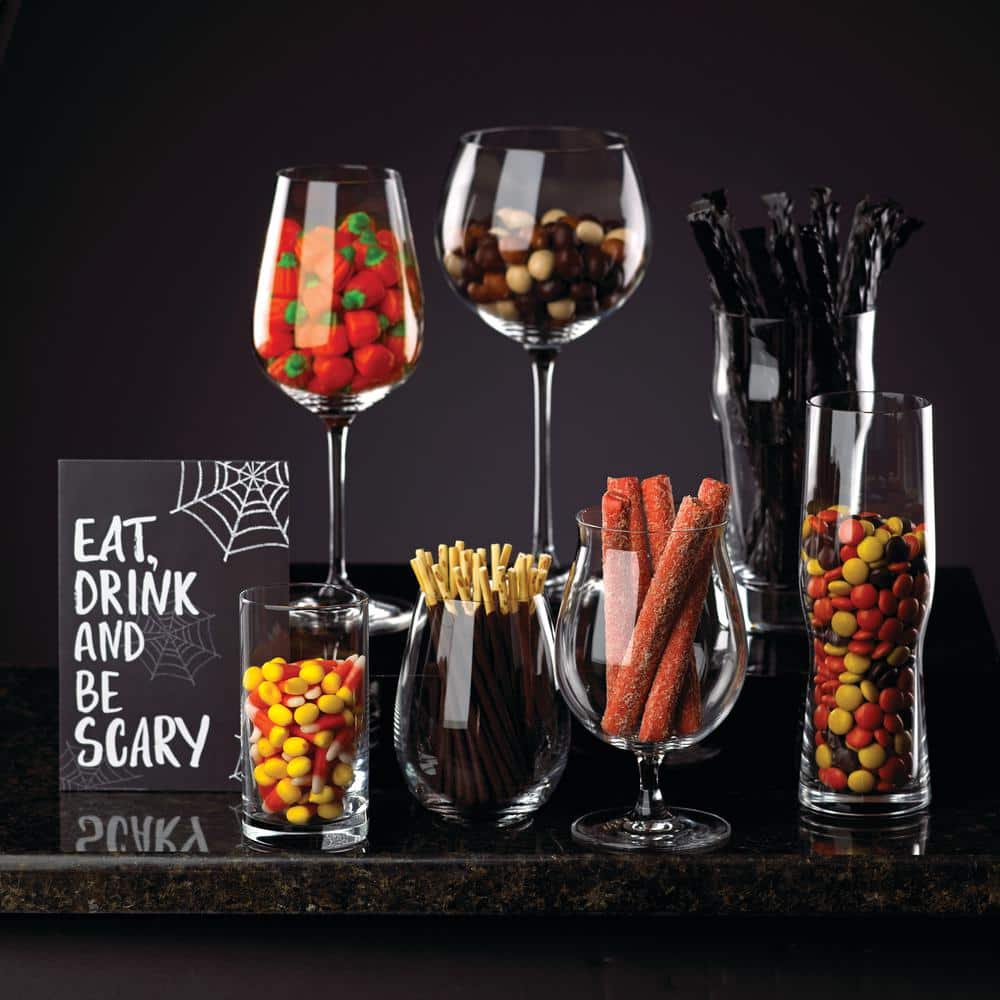 Elegant Clear Crystal Beaujolais Wine Glass Set