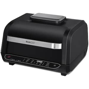 110 sq. in. Black Smart 7-in-1 Indoor Grill and Air Fryer