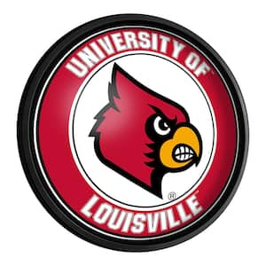 Louisville Cardinals: Round Slimline Lighted Wall Sign 18 in. L x 18 in. W x 2.5 in. D