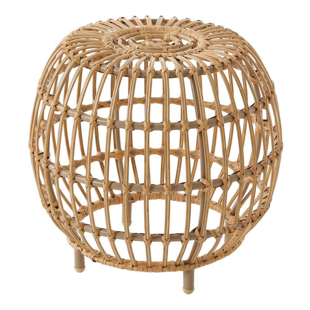 Light Brown Wicker Outdoor Side Table for Patio price history on PriceWatchPro