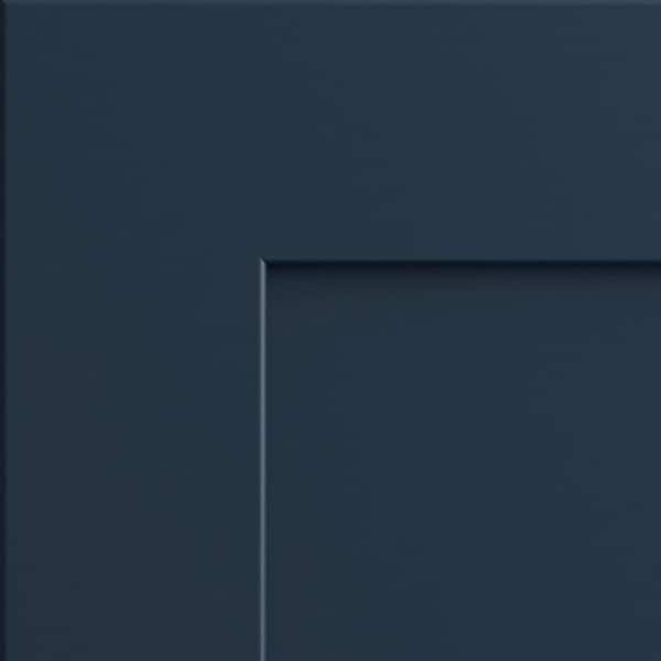 Newport 7.5 in. W x 0.75 in. D x 7.5 in. H in Mythic BlueCabinet Door Sample