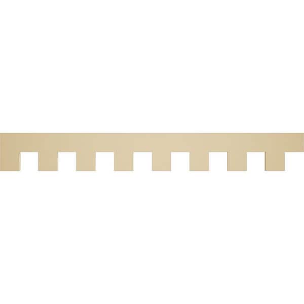 1 in. D x 6 in. W x 48 in. L Primed Polyurethane Panel Moulding