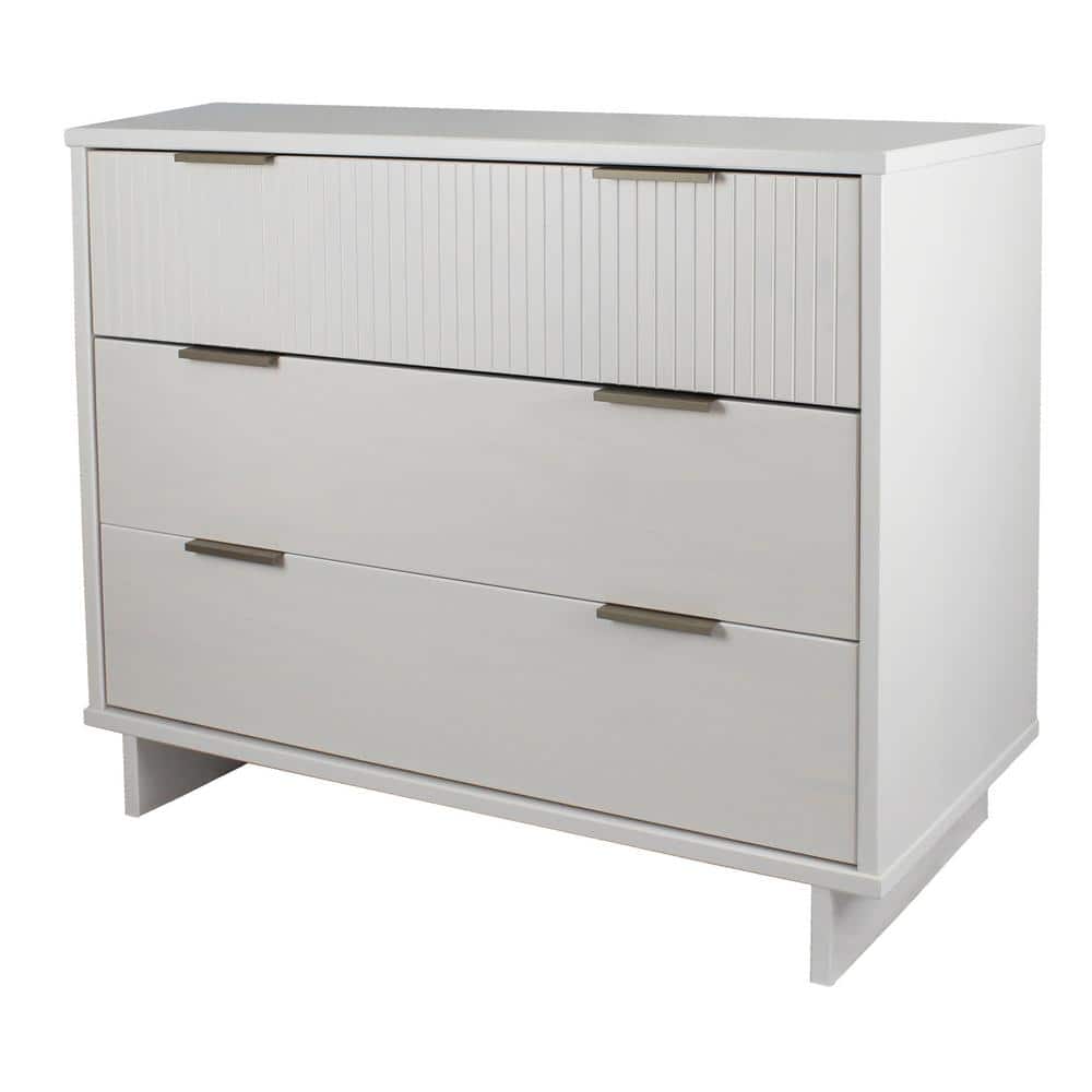 Granville Glam 41'' White Engineered Wood Horizontal Dresser