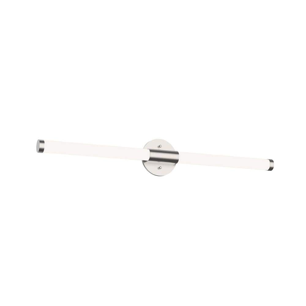 Akari Brushed Nickel Dimmable LED Vanity Light