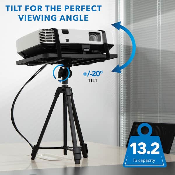 mount-it! 100 in. Projector Tripod Stand Maximum Screen Size MI