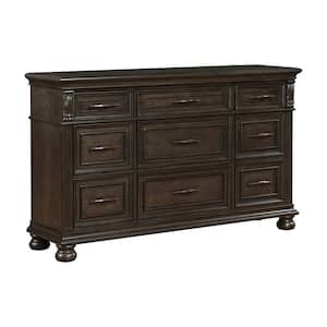 New Classic Furniture Balboa Walnut 9-drawer 66 in. Dresser