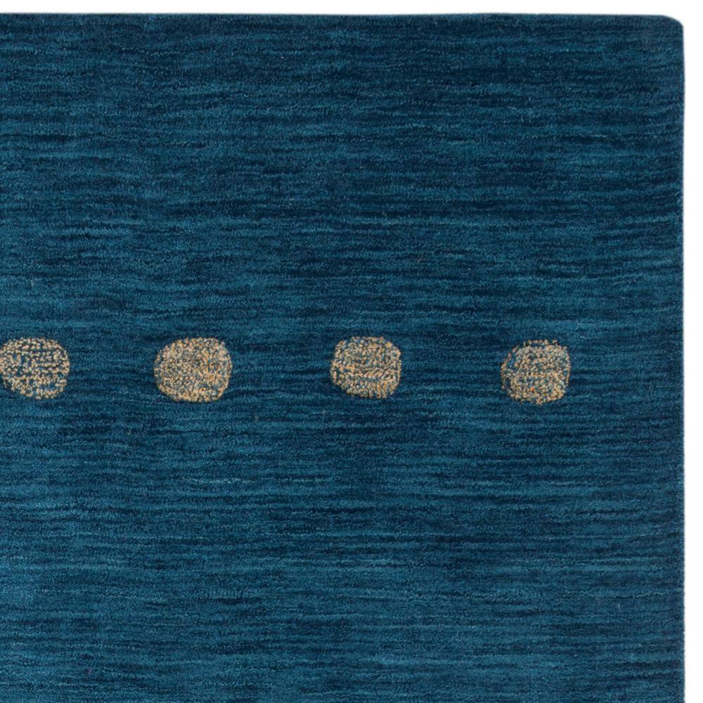 Himalaya Blue Handmade Wool Tufted Area Rug 5' x 8'