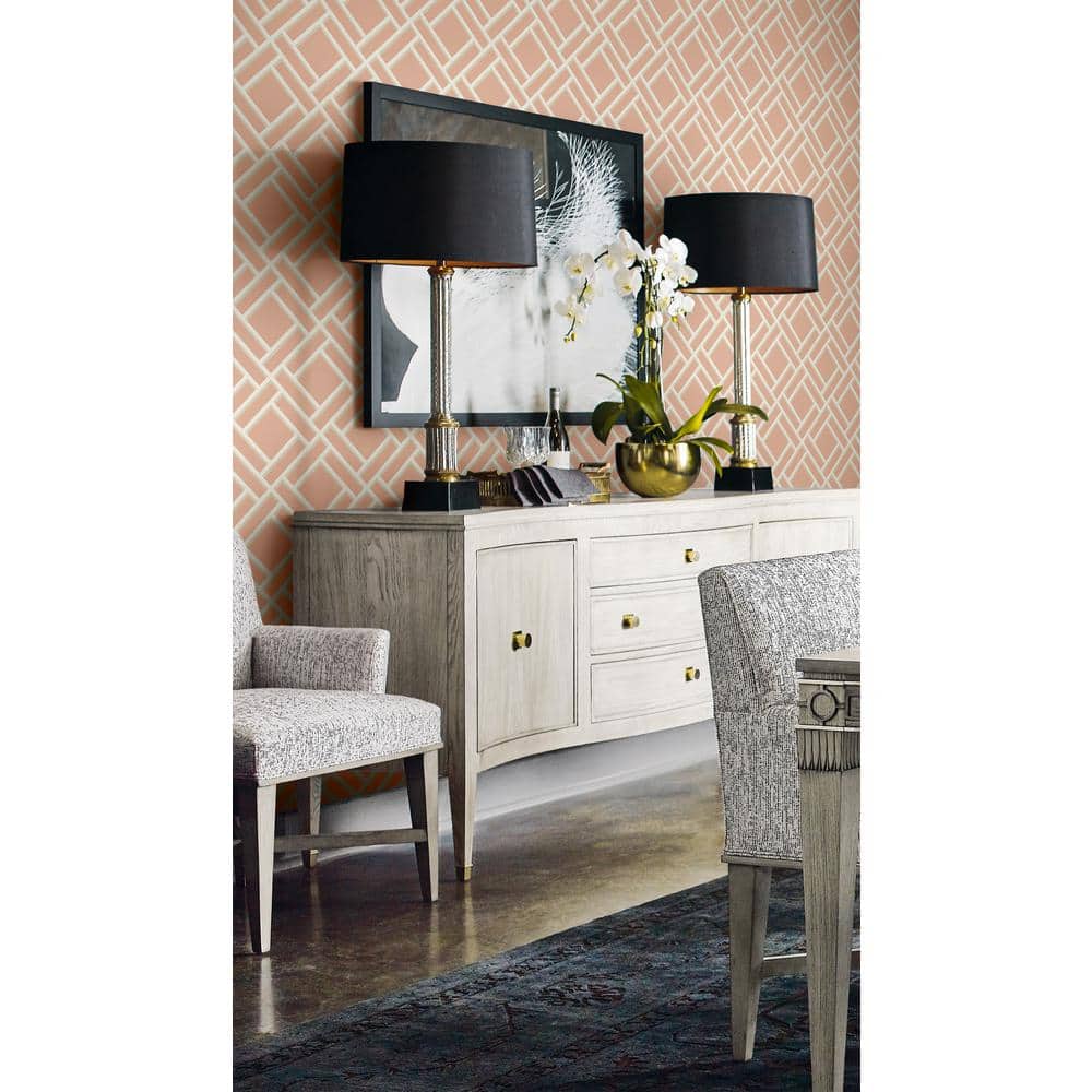 Luxe Retreat Melon & Arrowroot Urban Chic Non-Pasted Wallpaper