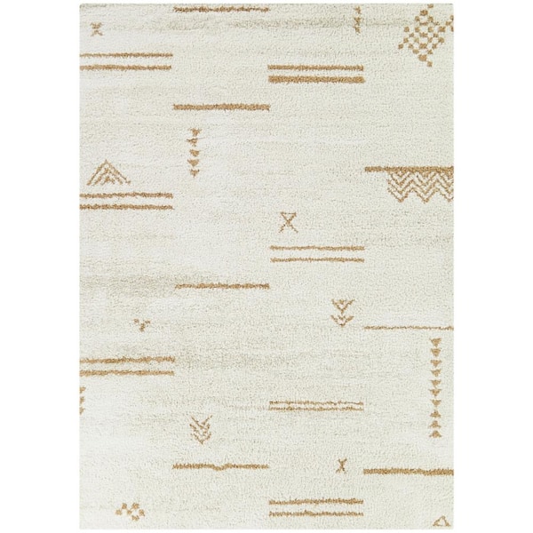 Jahn Brown 5 ft. x 7 ft. Tribal Area Rug