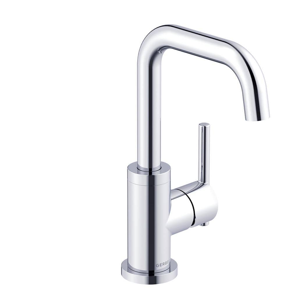Parma Chrome Single Handle Bathroom Faucet with Drain Assembly