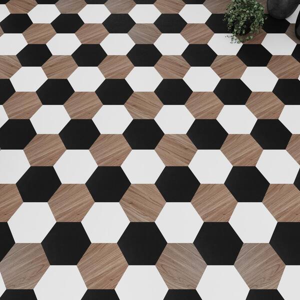 Lucida USA Appalachian Weave Bronze Patterned Look 28-mil x 12-in W x 24-in L Waterproof Glue Down Luxury Vinyl Tile Flooring (36-sq ft/ Carton)