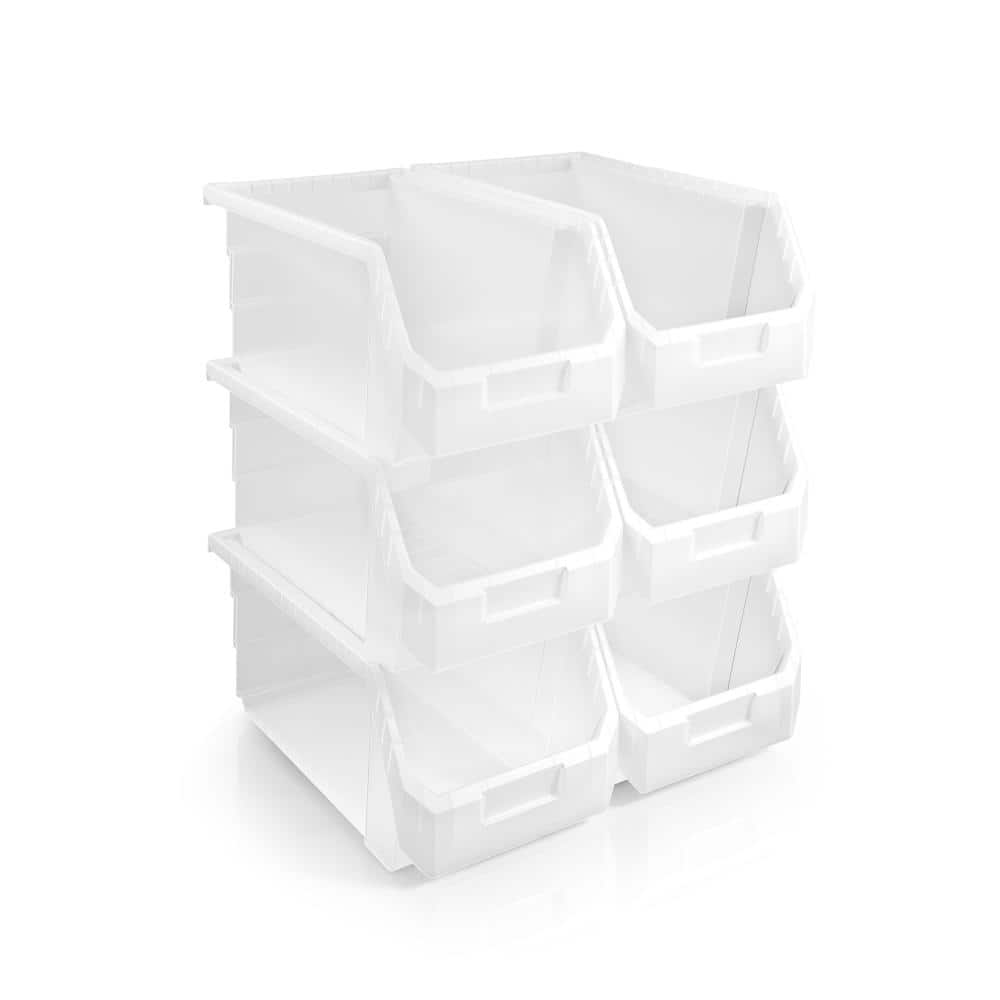 Open Front Stackable Clothing Storage Bin – Closet Organizer - Large, Set of 6, Clear price history on PriceWatchPro