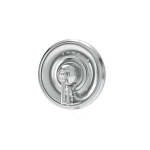 Braston Wall Mounted Shower Valve Trim with Volume Control Lever in Polished Chrome (Valve Not Included)