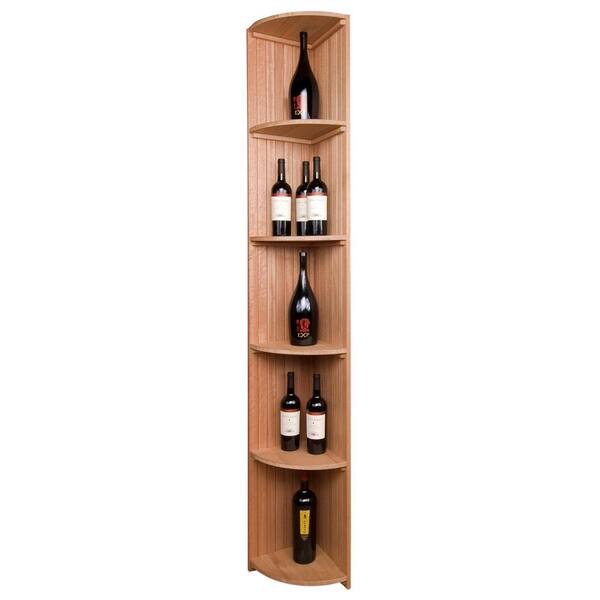 Vinotemp 48-Bottle Pine Floor Wine Rack