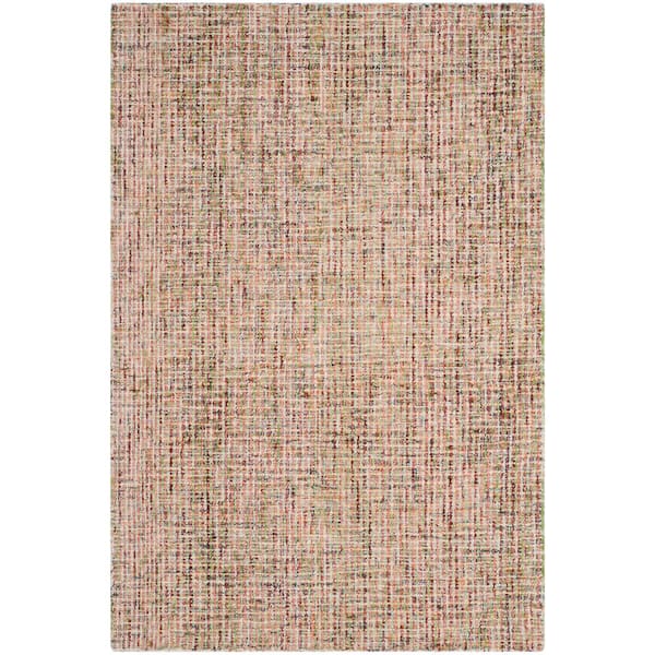 SAFAVIEH Abstract Gold/Blue 4 ft. x 6 ft. Solid Area Rug