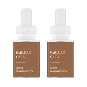 Parisian Cafe - Fragrance Refill Smart Vial Dual Pack Smart Fragrance Diffusers 120-hours of Scent Per Vial